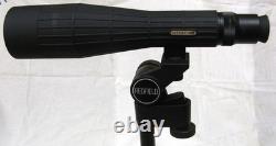 Vintage Redfield 25 x 60 Spotting Scope with Tripod, Soft and Hard Cases