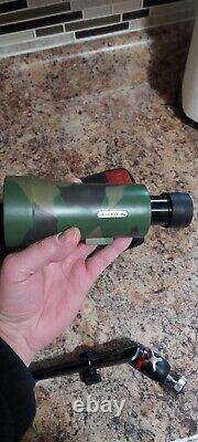 Vintage Redfield Aurora 15-30x60 Spotting Scope Withcase And Mini Tripod