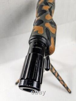 Vintage Spotting Snipers Scope Japan Painted Camo Tripod With Case 15-50x60