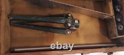 Vintage Swift Model 821 Spotting Scope With box + 5 Lenses 15-60x Tripod PAN AM