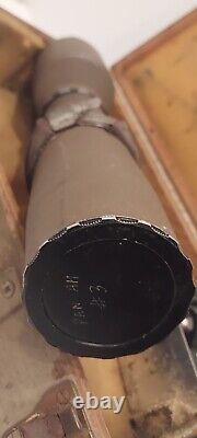 Vintage Swift Model 821 Spotting Scope With box + 5 Lenses 15-60x Tripod PAN AM