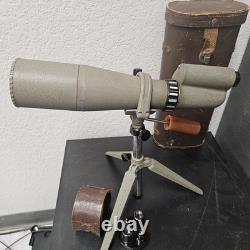 Vintage Swift Model 821 Spotting Scope with Carry Case and 5 Eyepieces more