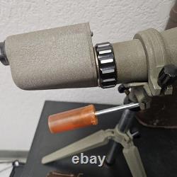 Vintage Swift Model 821 Spotting Scope with Carry Case and 5 Eyepieces more