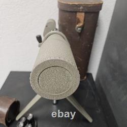 Vintage Swift Model 821 Spotting Scope with Carry Case and 5 Eyepieces more