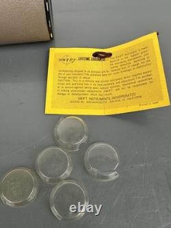 Vintage Swift Model 821 Spotting Scope with Original Box with 5 Eyepieces