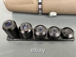 Vintage Swift Model 821 Spotting Scope with Original Box with 5 Eyepieces