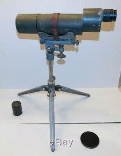 Vintage WWII Sniper Spotting Scope Military Field Equipment Bausch & Lomb
