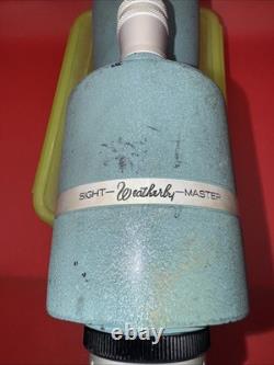 Vintage Weatherby Sight Master 20-45X Spotting Scope