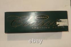 Vintage Weaver 20-50 Spotting Scope 849437 Clean Lens Tested