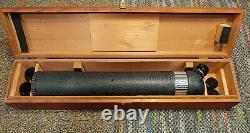 Vintage spotting scope Mark 245 Davidson 15x 20x 25X 30x 40x Lenses Wood Case