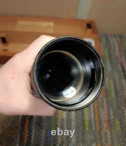 Vintage spotting scope Mark 245 Davidson 15x 20x 25X 30x 40x Lenses Wood Case