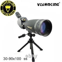 Visionking 30-90x100 Large Ocular Waterproof Spotting scope Powerful Birding