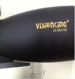 Visionking 30-90x100 Large Ocular Waterproof Spotting scope Powerful Telescope
