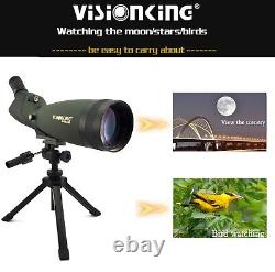 Visionking 30-90x100 Waterproof Spotting scope Monoculars Telescope Tripod /Case