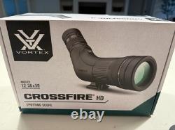 Vortex Crossfire HD 12-36x50 Angled Spotting Scope, 50mm, Black CF-4311