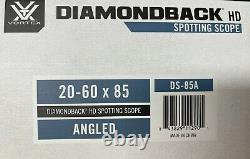 Vortex Diamondback HD 20-60x85 Angled Spotting Scope DS-85A New