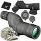 Vortex Optics Crossfire HD 12-36x50 Straight Spotting Scope with Free CD Hat