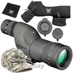 Vortex Optics Crossfire HD 12-36x50 Straight Spotting Scope with Free CD Hat