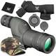 Vortex Optics Crossfire HD 12-36x50 Straight Spotting Scope with Free CF Hat