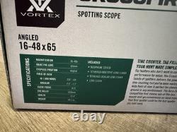 Vortex Optics Crossfire HD 16-48x65 Spotting Scope Angled