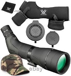 Vortex Optics Crossfire HD 20-60x80 Angled Spotting Scope CF-80A with Free CF Hat