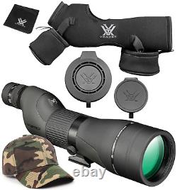 Vortex Optics Crossfire HD 20-60x80 Straight Spotting Scope CF-80S withFree CF Hat