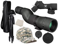 Vortex Optics Diamondback HD Spotting Scope 16-48x65 Straight withCD Hat & Tripod