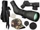 Vortex Optics Diamondback HD Spotting Scope 20-60x85 Angled with CF Hat and Tripod