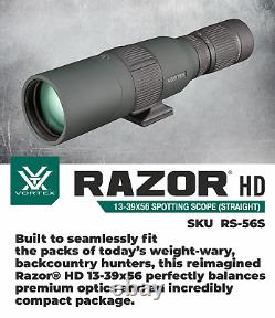 Vortex Optics Razor HD 13-39x56 Spotting Scope Straight RS-56S