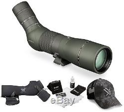 Vortex Optics Razor HD 22-48x65 Spotting Scope Angled with Fitted Case & Hat