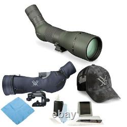 Vortex Optics Razor HD 27-60x85 Spotting Scope Angled with Fitted Case & Hat