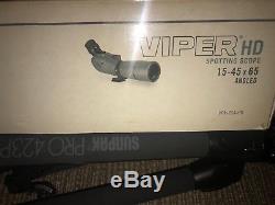 Vortex Optics VIPER HD (15-45 x 65 mm) Sunpak Carbon Fiber Tripod
