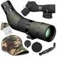 Vortex Optics Viper HD 15-45x65 Angled Spotting Scope with Hat & Wearable4U Bundle