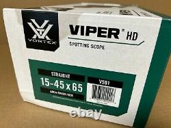 Vortex Optics Viper HD 15-45x65 Straight Spotting Scope V501 Free Shipping