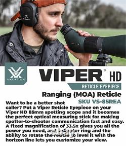 Vortex Optics Viper HD Reticle Eyepiece Ranging MOA with CD Hat and Pen Bundle