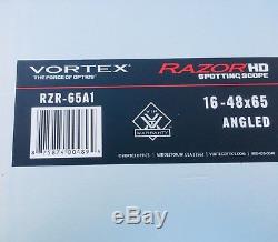 Vortex Razor Angled HD Gen 1 Spotting Scope 16x48x65mm & Carry Case NEVER USED