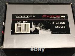 Vortex Razor HD 11-33 x 50 Spotting Scope Angled Body Box Case Caps Pristine