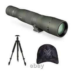 Vortex Razor HD 22 48x65 Spotting Scope Straight with Tripod Bundle