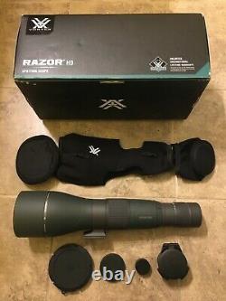 Vortex Razor HD 27-60x85 Gen 2 Straight Spotting Scope Box Case Caps Pristine