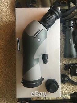 Vortex Razor HD Angled Spotting Scope and Binoculars with accessories