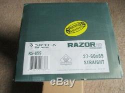 Vortex Razor HD RS-85S 27-60x85 Fully Multi-Coated Straight Spotting Scope USED