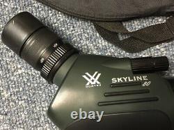 Vortex Skyline 80 Angled Spotting Scope 20-60x Eyepiece Case Excellent Optics