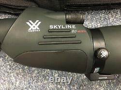 Vortex Skyline ED 20-60 x 80 Straight Spotting Scope with Case Excellent