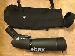 Vortex Skyline ED 20-60x80 Angled Spotting Scope Case Caps Excellent Condition