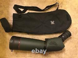 Vortex Skyline ED 20-60x80 Angled Spotting Scope Case Caps Excellent Condition