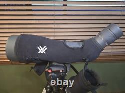 Vortex Spotting Scope Razor HD 27-60x85mm Gen 2 Angled with Manfrotto 190x Tripod