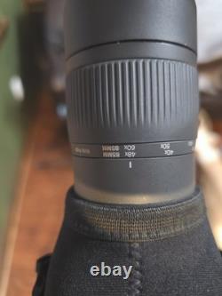 Vortex Spotting Scope Razor HD 27-60x85mm Gen 2 Angled with Manfrotto 190x Tripod