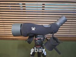 Vortex Spotting Scope Razor HD 27-60x85mm Gen 2 Angled with Manfrotto 190x Tripod Vortex Spotting Scope Razor HD 27-60x85mm Gen 2 Angled with Manfrotto 190x Tripod
