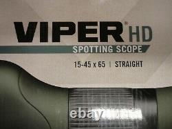 Vortex Viper HD 15-45X65 Spotting Scope StraightNew! Free Shipping in the USA