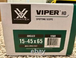 Vortex Viper HD 15-45x65 Spotting Scope Full Factory Kit with Neoprene Cover